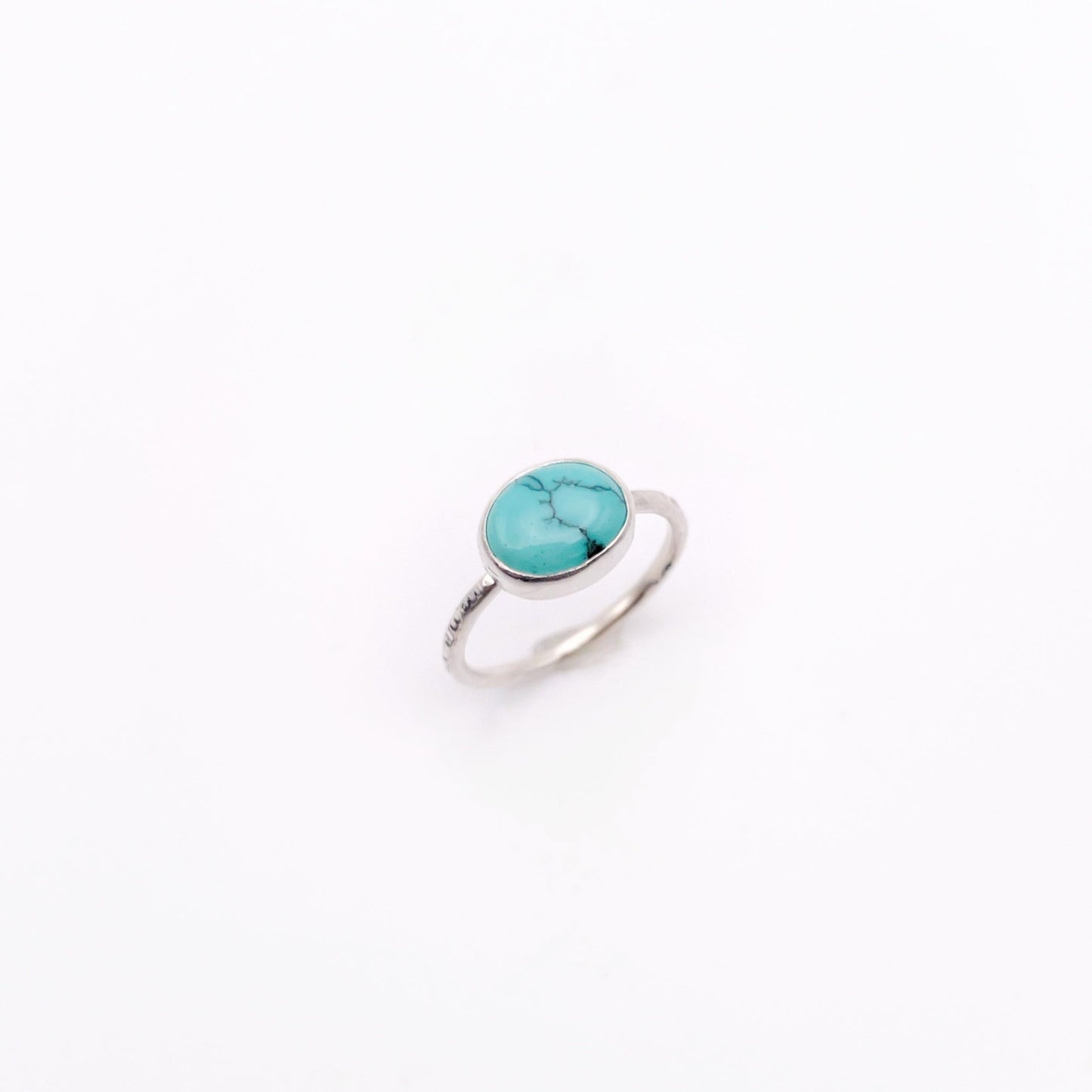 Birches Turquoise Stacking Oval Ring No. 16 | Size 8