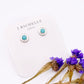 Dainty Amazonite Stud Earring