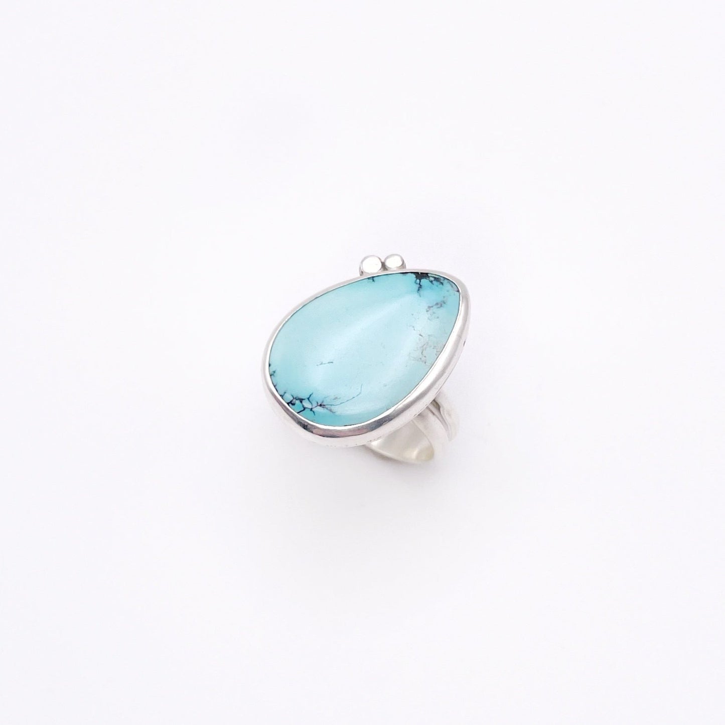 Teardrops Turquoise Ring No. 01 | Size 9.25