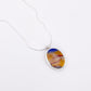 Landscape Agate Pendant Necklace No. 03