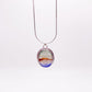 Landscape Agate Pendant Necklace No. 02