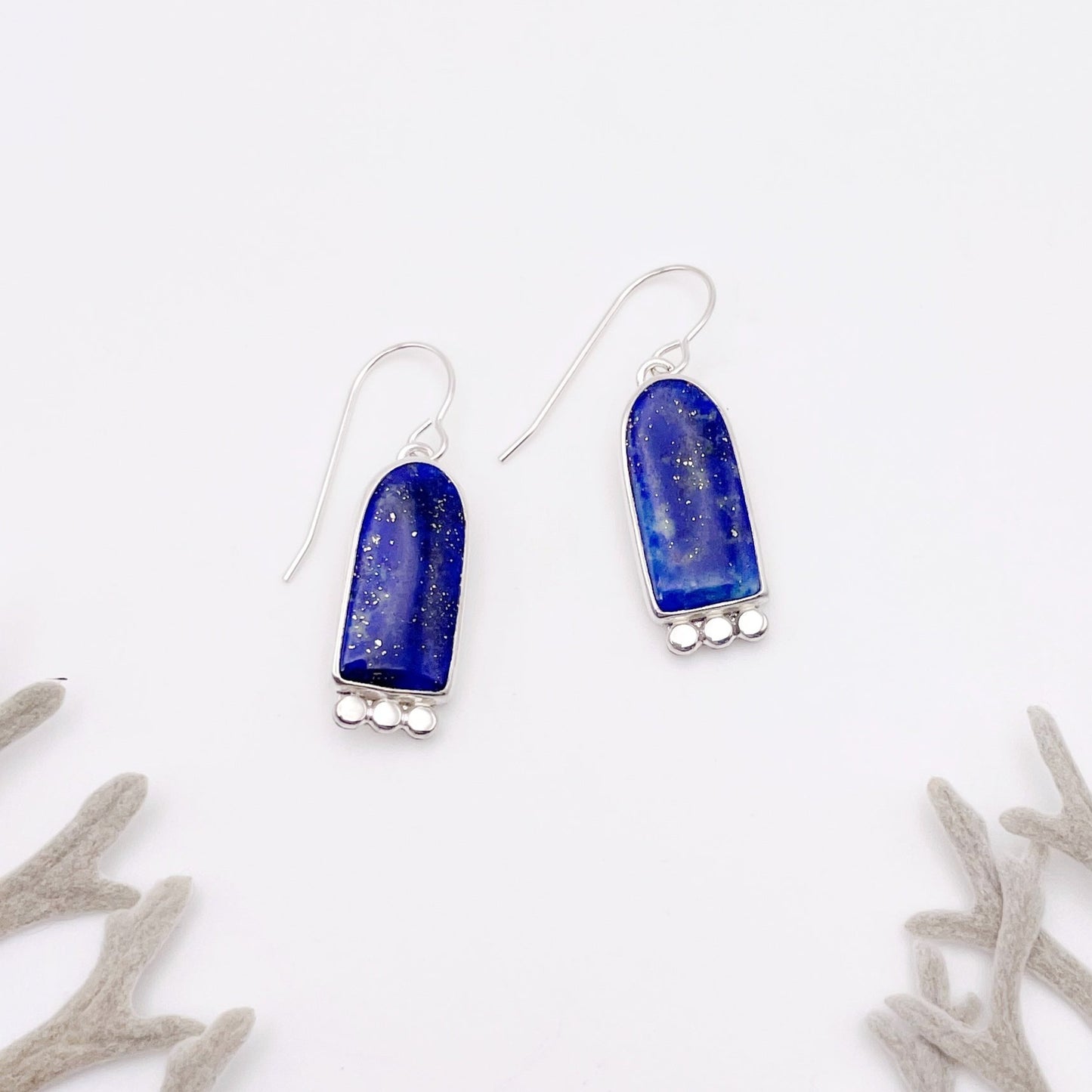 Lapis Lazuli Dangle Earring No. 02