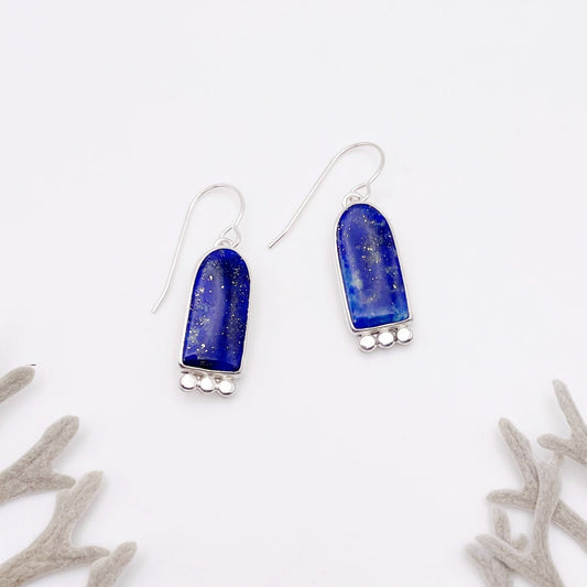 Lapis Lazuli Dangle Earring No. 02