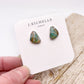 Peruvian Opal Stud Earring No. 08