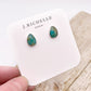 Peruvian Opal Stud Earring No. 04