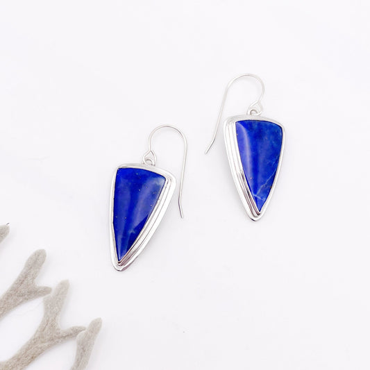 Lapis Lazuli Dangle Earring No. 03