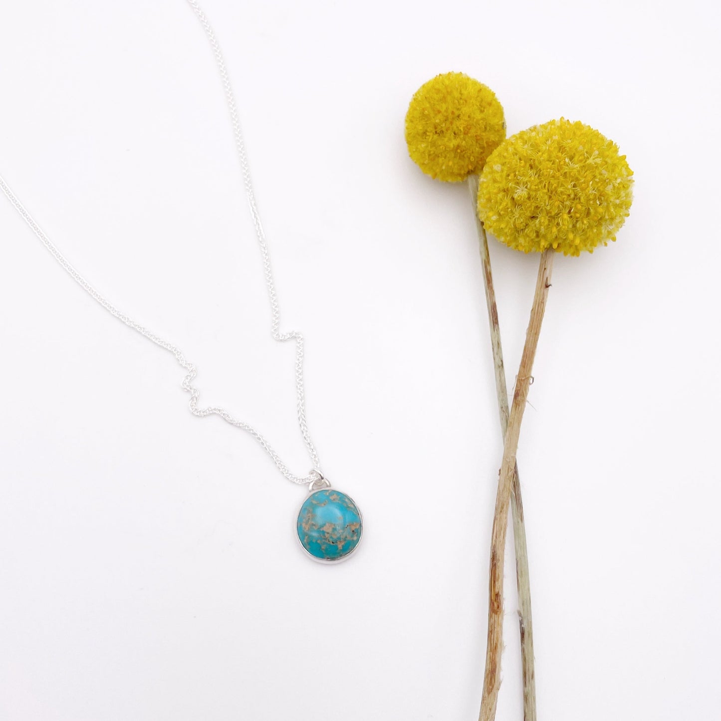 Dainty Royston Turquoise Necklace No. 02