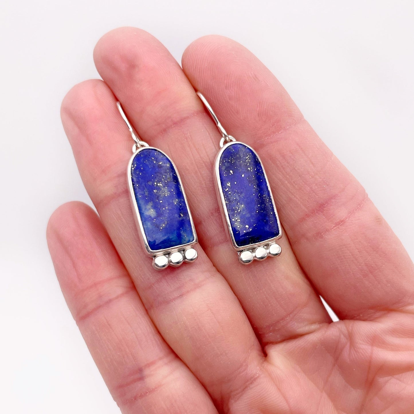 Lapis Lazuli Dangle Earring No. 02