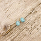 Peruvian Opal Stud Earring No. 02