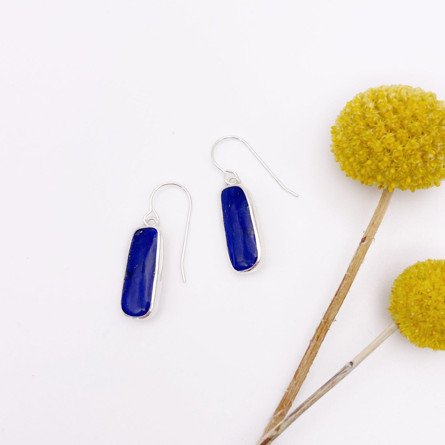 Lapis Lazuli Dangle Earring No. 04