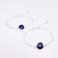 Lapis Lazuli Paperclip Bracelet No. 02