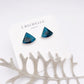 Gem Silica Stud Earring