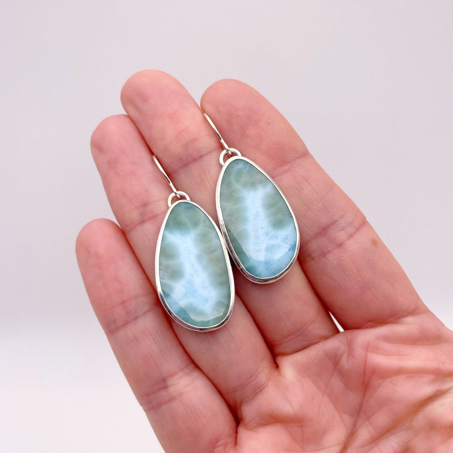 Larimar Dangle Earring No. 01