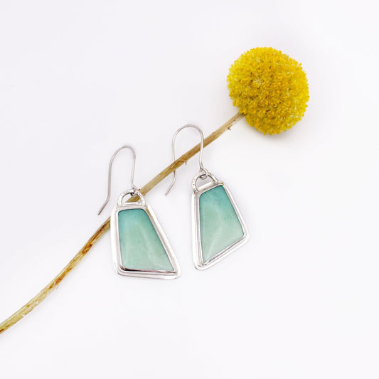 Becoming Chrysoprase Earring