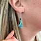 Chrysocolla Dangle Earring No. 03