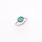 Birches Turquoise Stacking Oval Ring No. 21 | Size 7.75