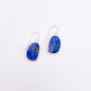 Denim Lapis Dangle Earring No. 02