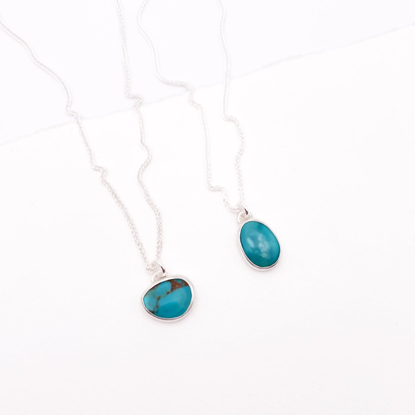 Dainty Kingman Turquoise Necklace No. 03