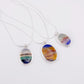 Landscape Agate Pendant Necklace No. 01