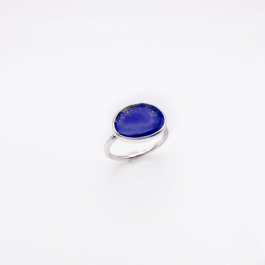 Lapis Lazuli Oval Ring No. 05 | Size 9.5