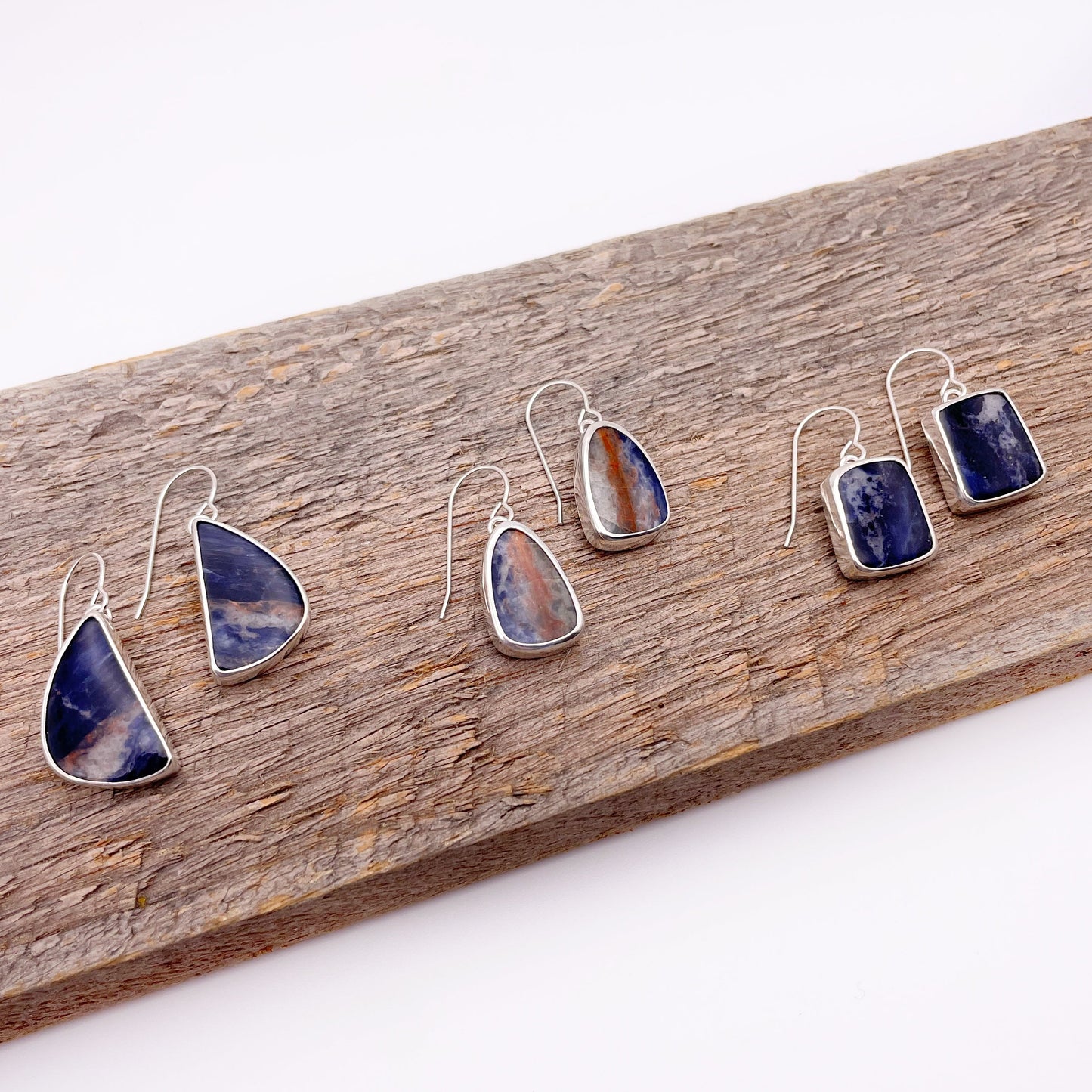 Sodalite Dangle Earring No. 04