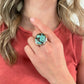 Turquoise Moondance Ring No. 03 | Size 9.75