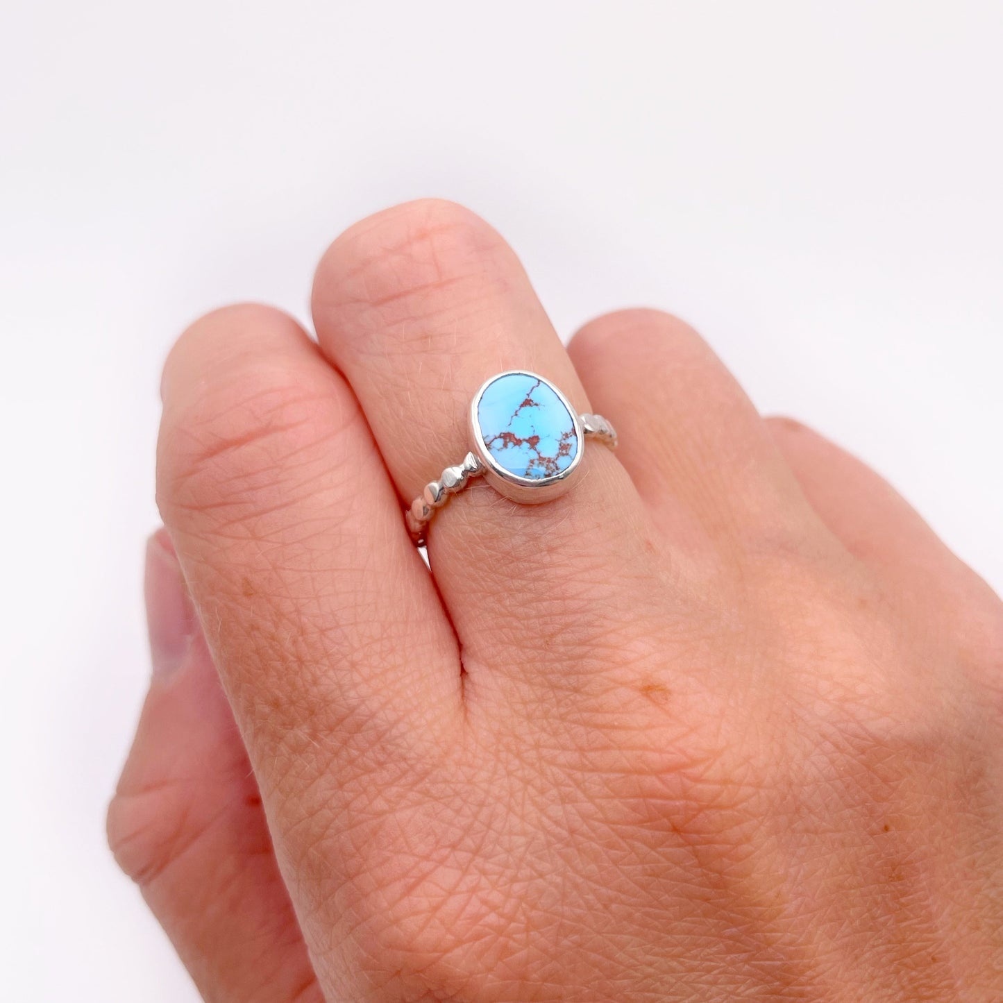 Dainty Golden Hills Pebble Ring | Size 5.5