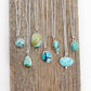 Dainty Teardrop Turquoise Necklace