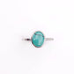 Birches Turquoise Stacking Oval Ring No. 18 | Size 7