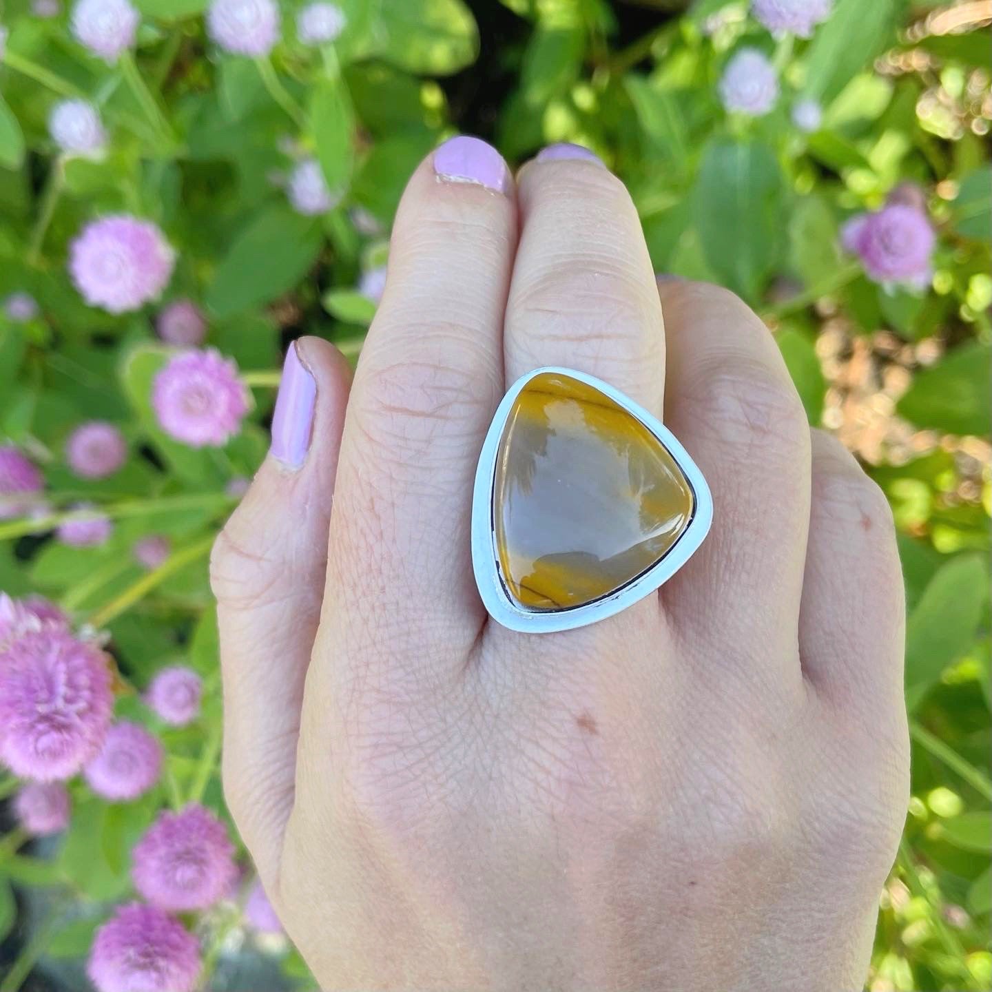 Mookaite Ring #2 | Custom Size