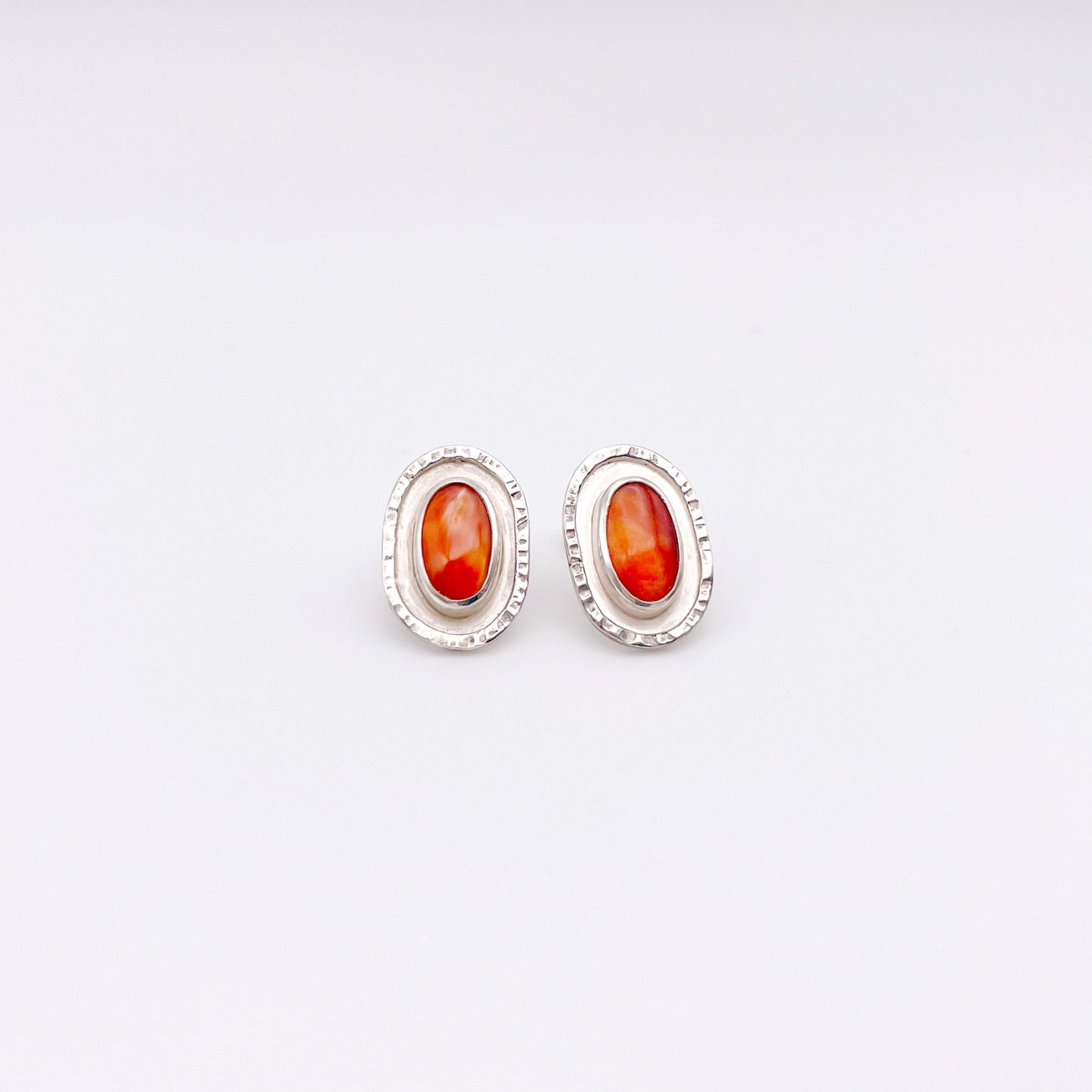 Spiny Oyster Stud Earring