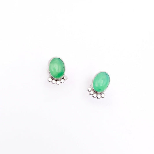 Dainty Chrysoprase Dottie Stud