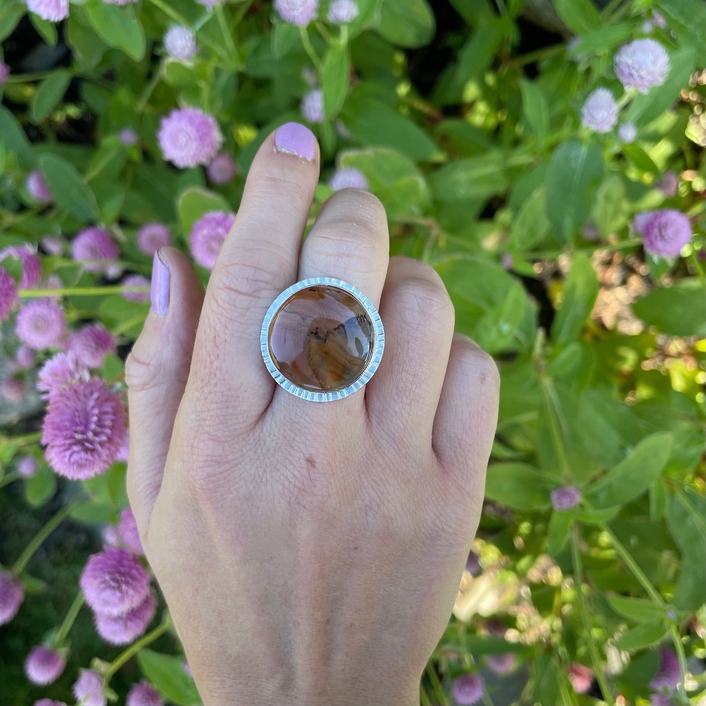 Montana Agate Sundance Ring | Custom Size