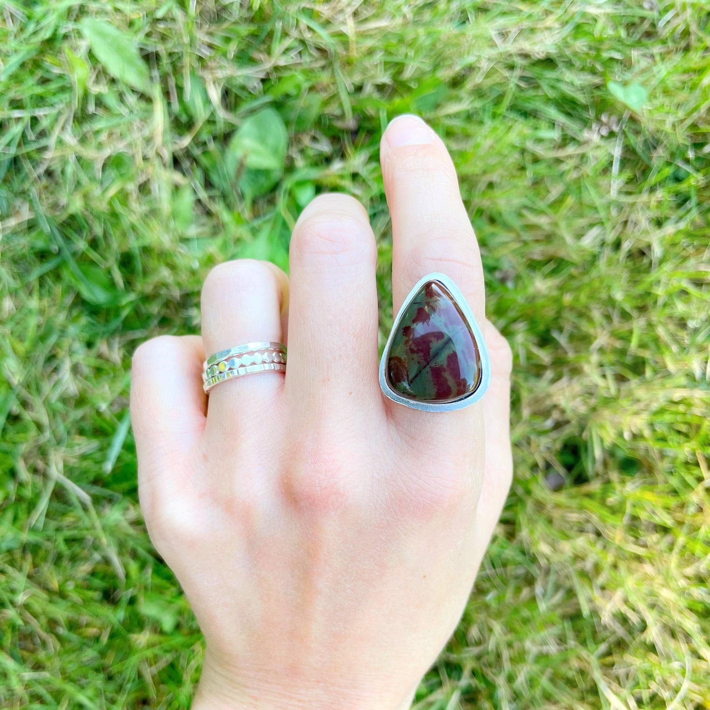 Bloodstone Ring | Custom Size