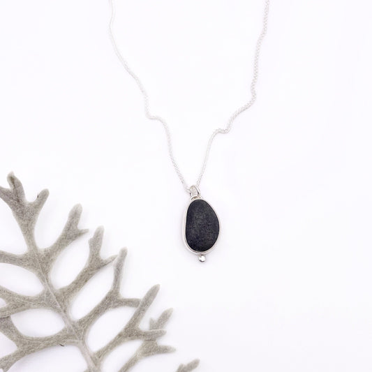 Maine Beach Stone Necklace No. 6