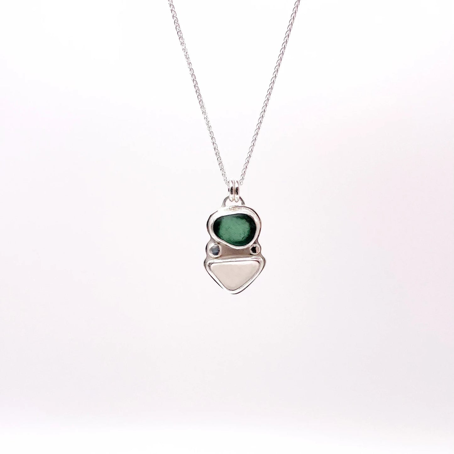 Emerald Sea Pendant Necklace