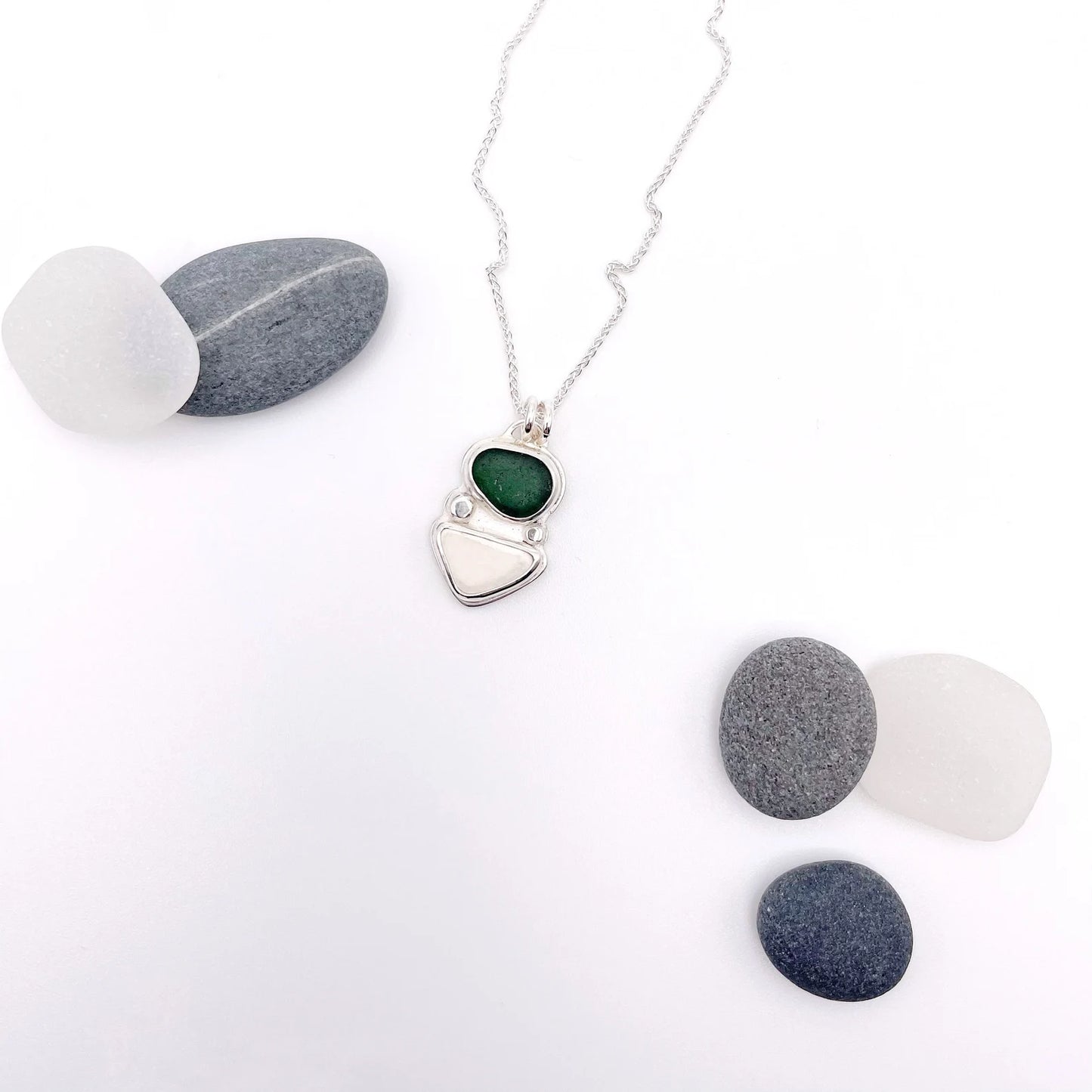 Emerald Sea Pendant Necklace