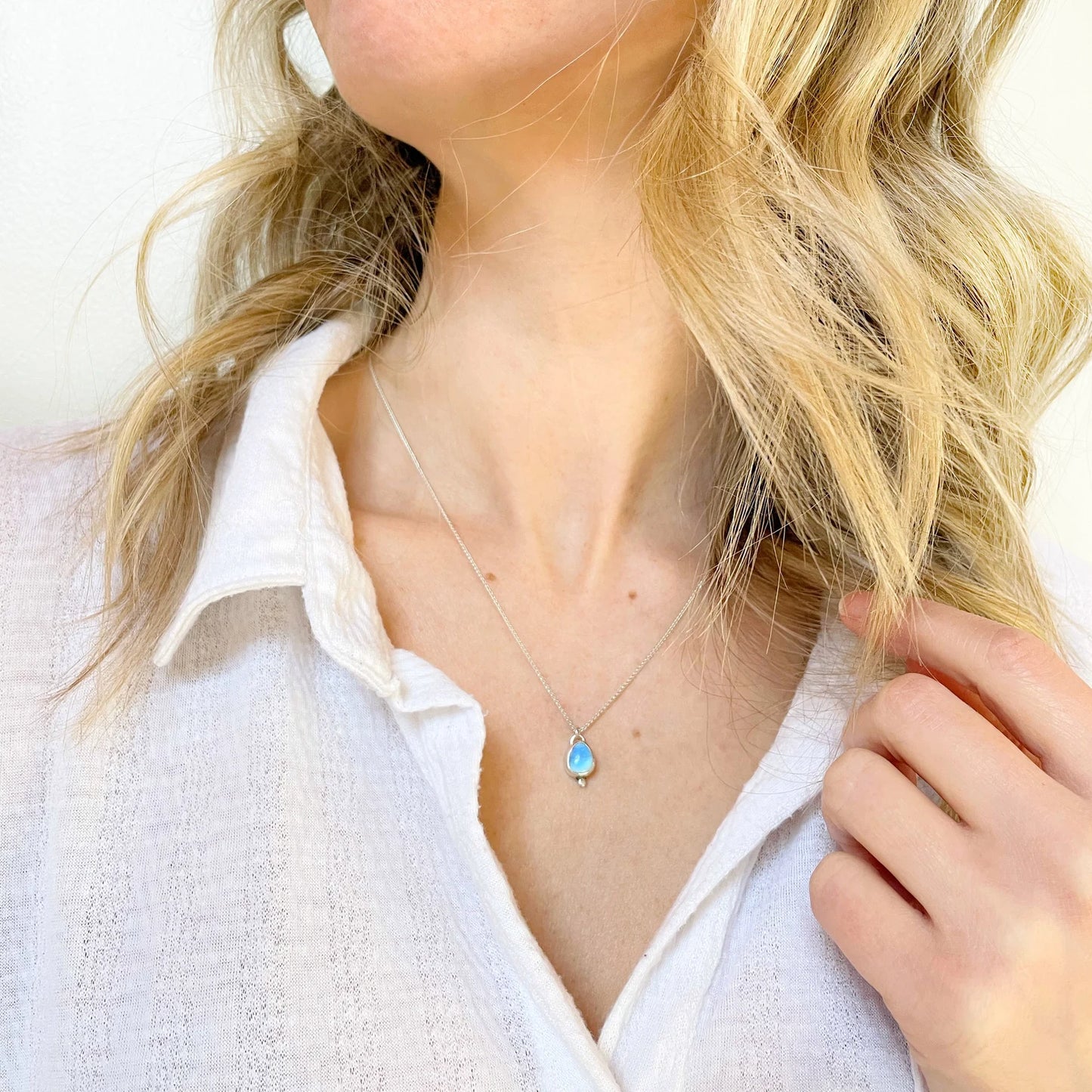 Golden Hills Turquoise Dainty Necklace No. 1