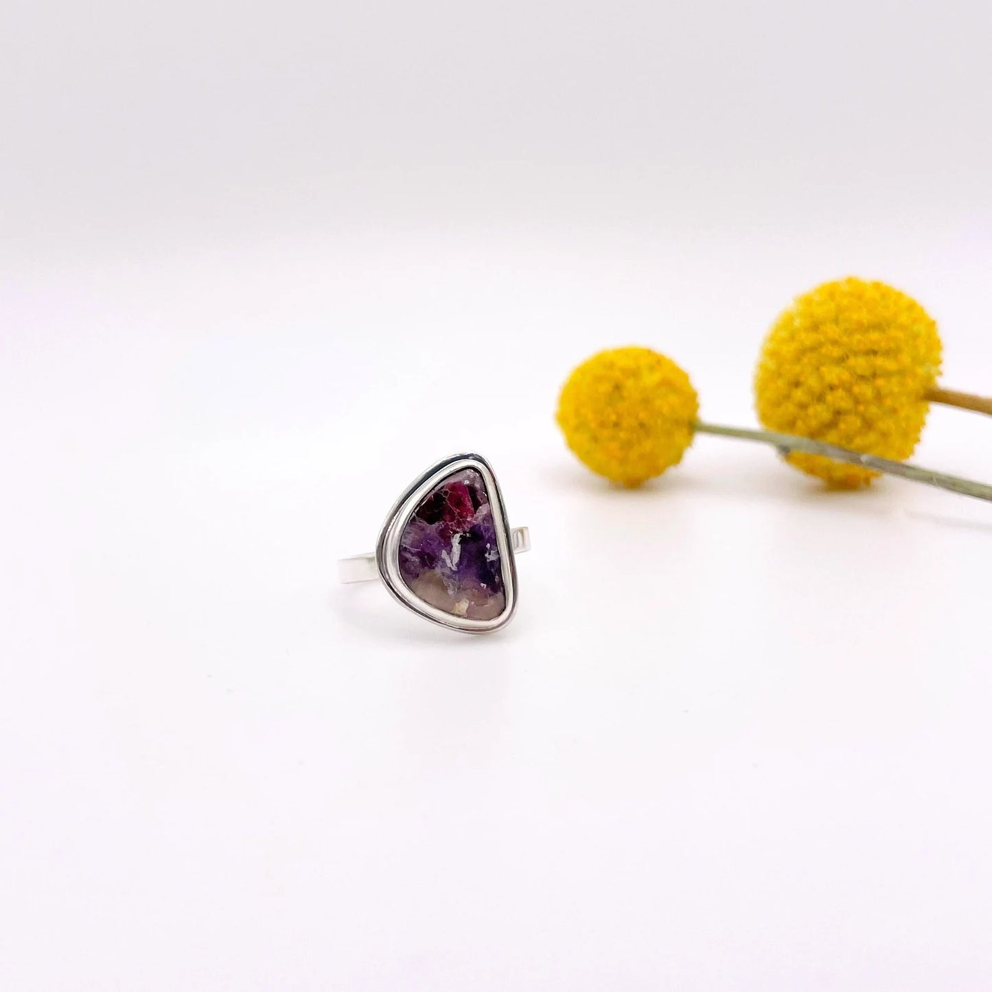 Half Moon Tourmaline Ring | Size 7