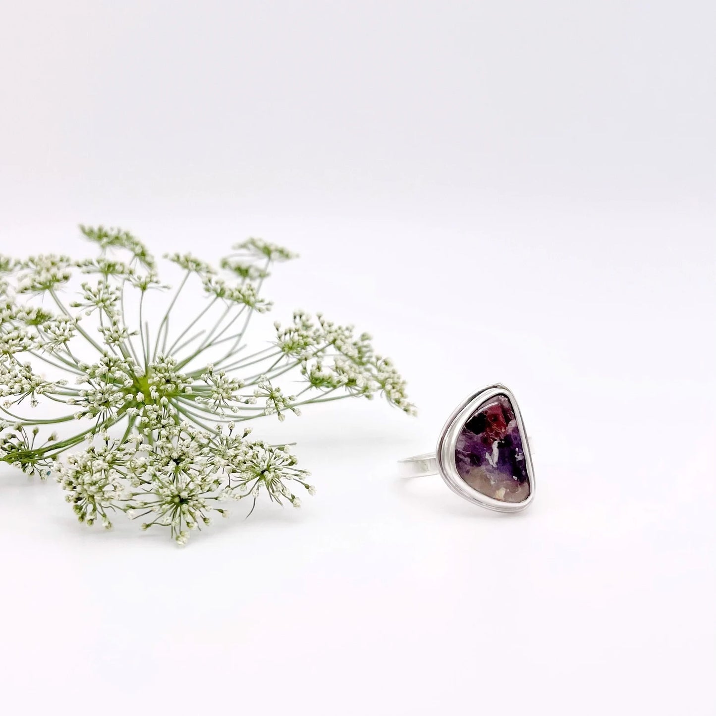 Half Moon Tourmaline Ring | Size 7