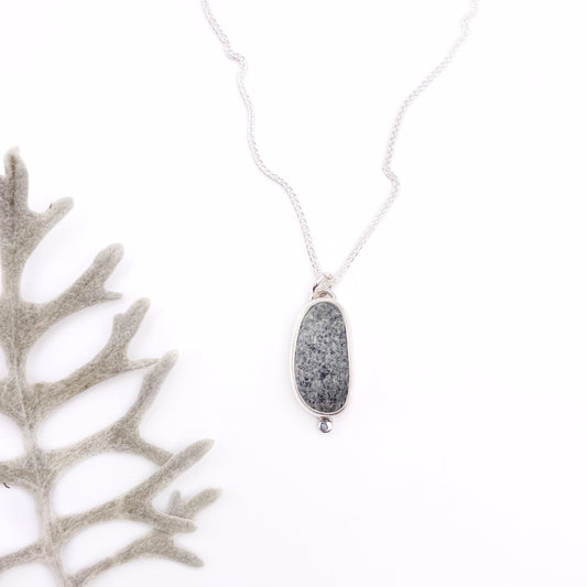 Maine Beach Stone Necklace No. 4