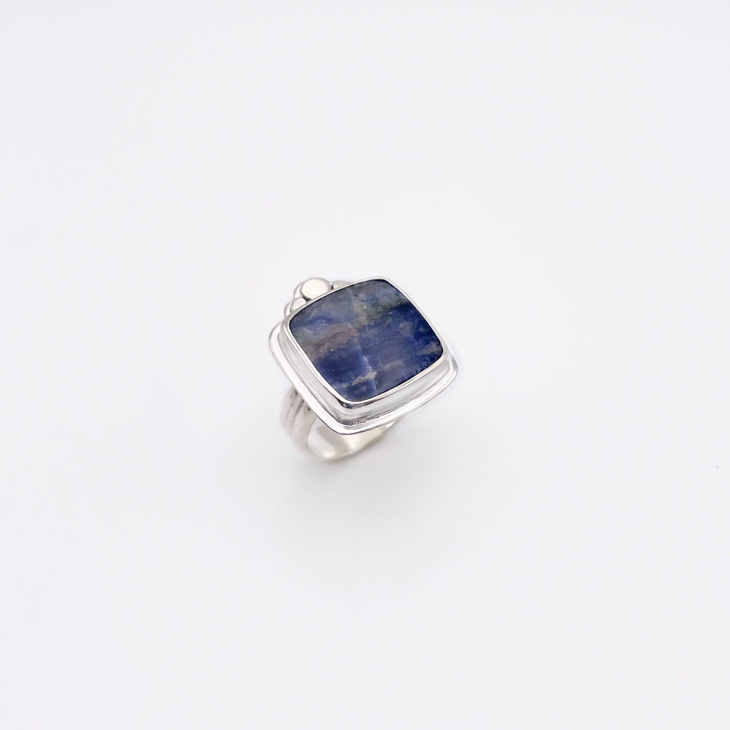 Stormy Skies Sodalite Ring | Size 6