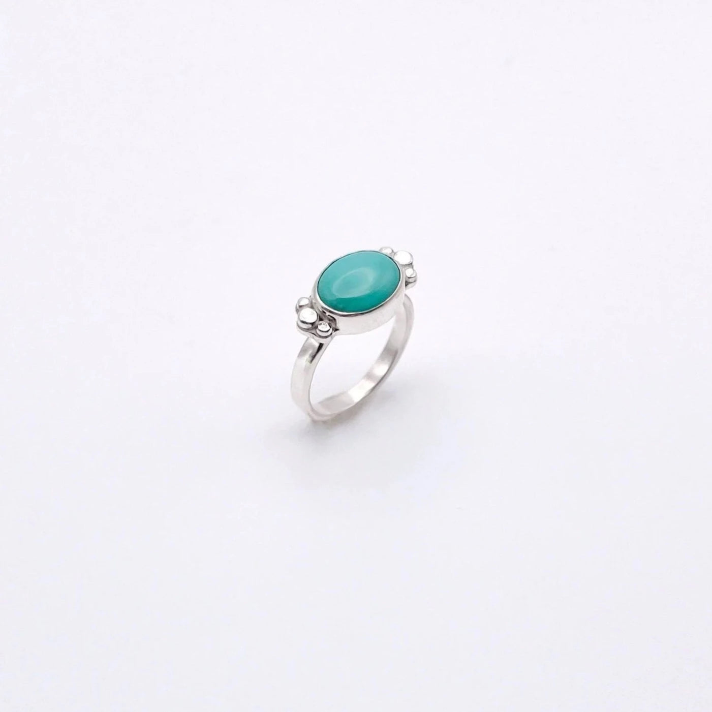 Oval Turquoise Nomad Ring | Size 8.5