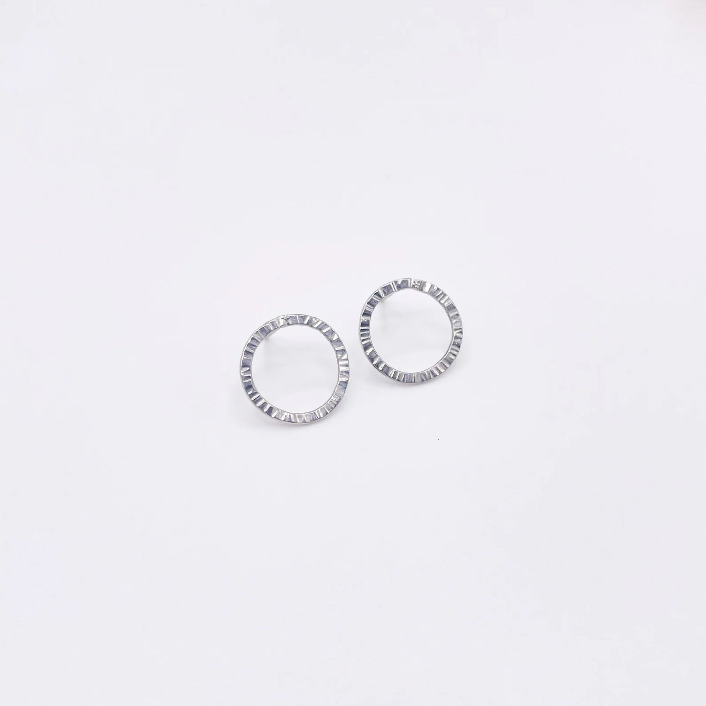 Open Circle Birches Stud Earring