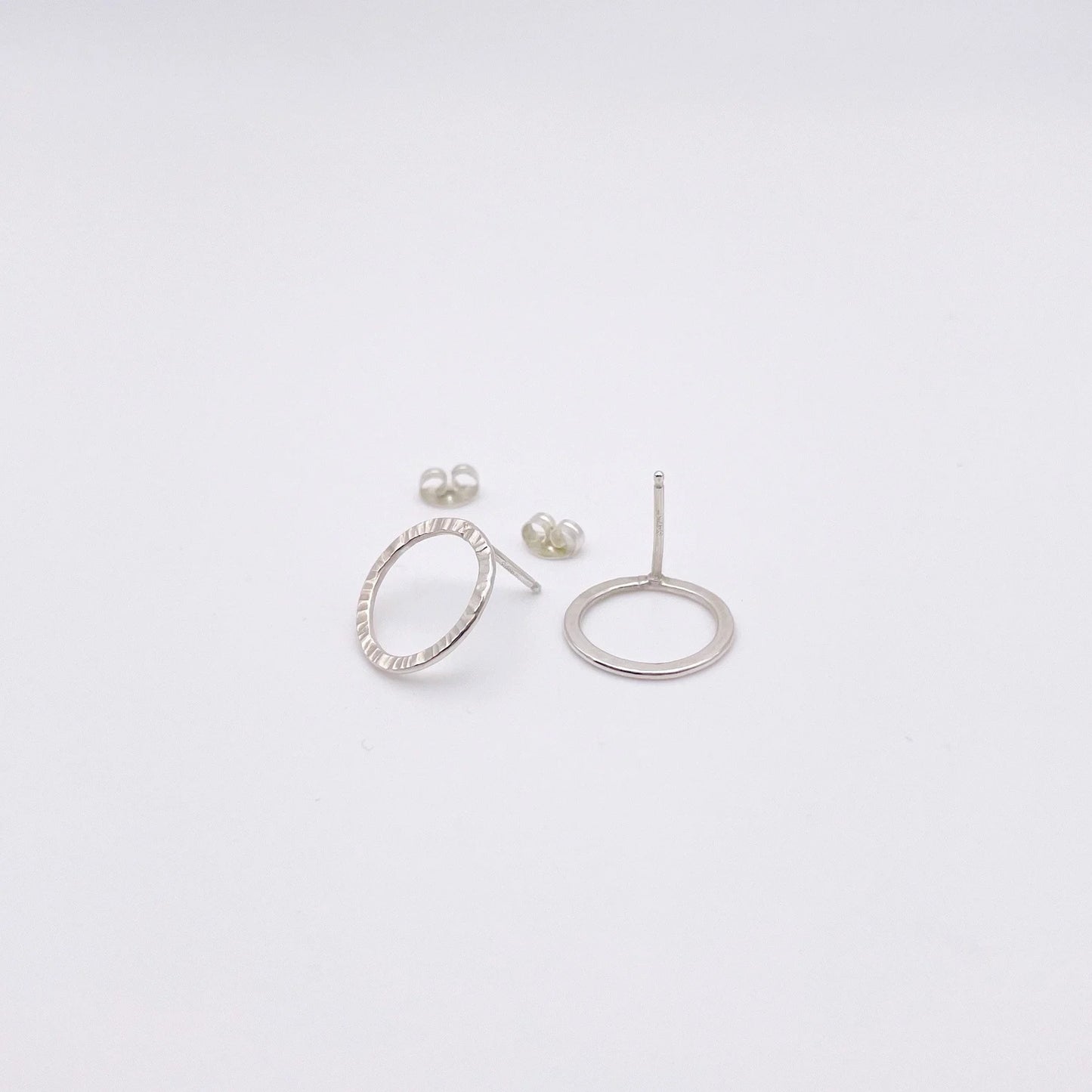 Open Circle Birches Stud Earring