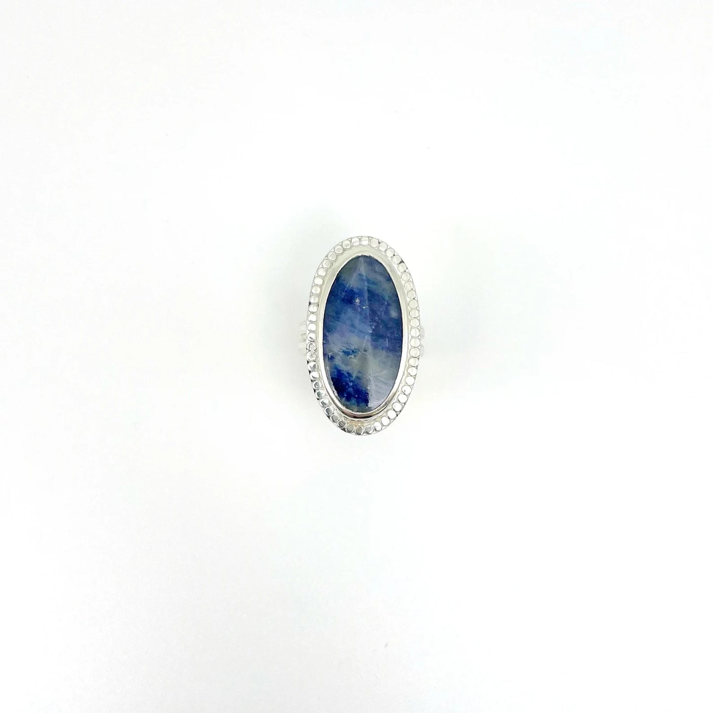 Elongated Oval Sodalite Ring| Size 6