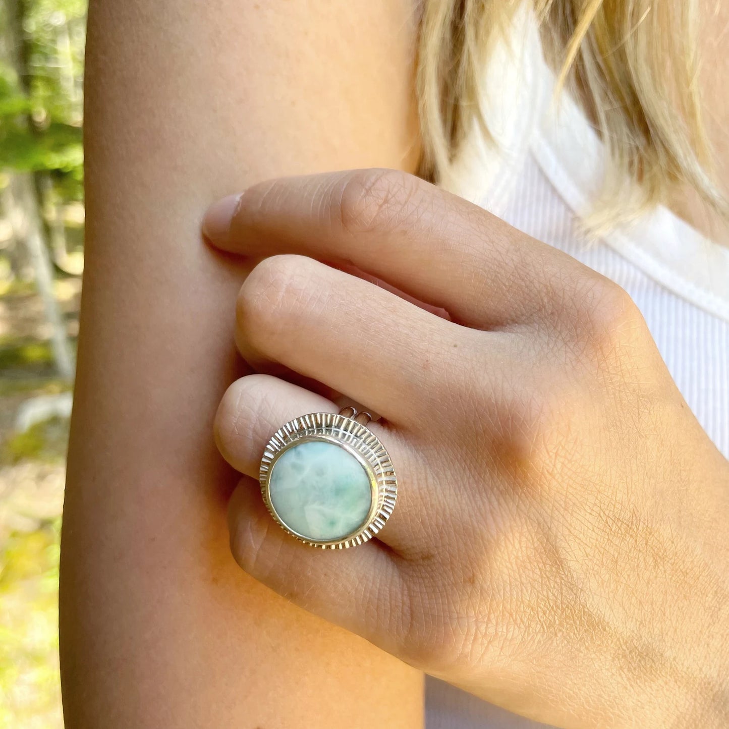 Larimar Sundance Ring | Size 5