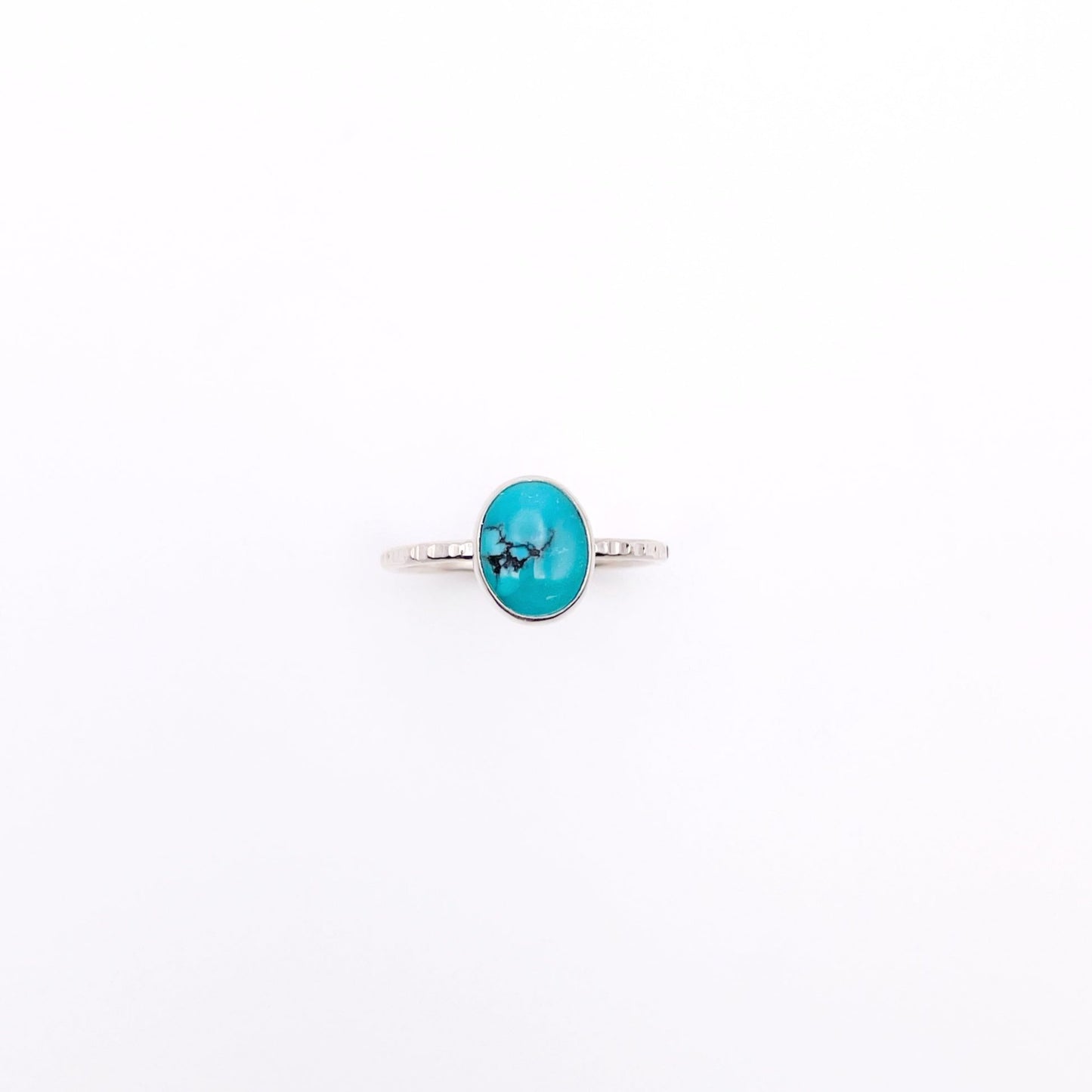 Birches Turquoise Stacking Oval Ring No. 13 | Size 10