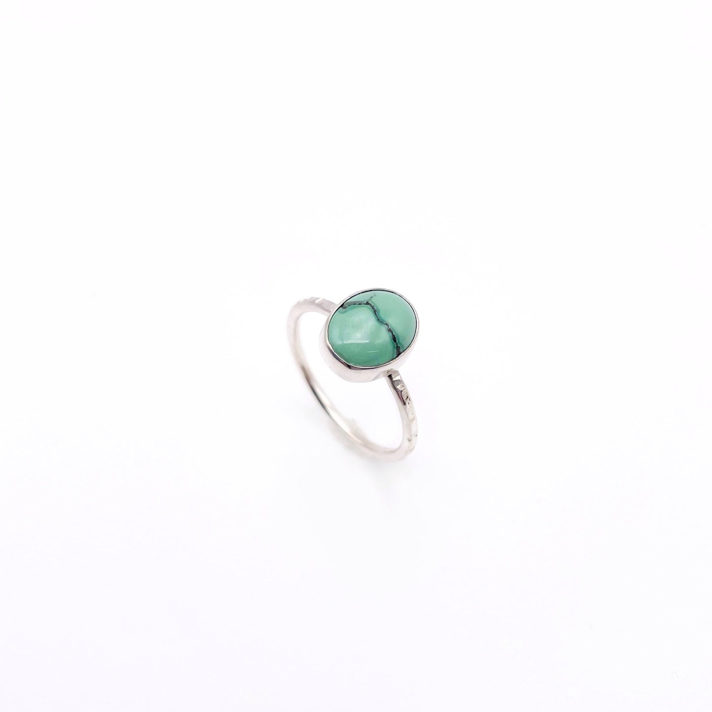 Birches Turquoise Stacking Oval Ring No. 11 | Size 8