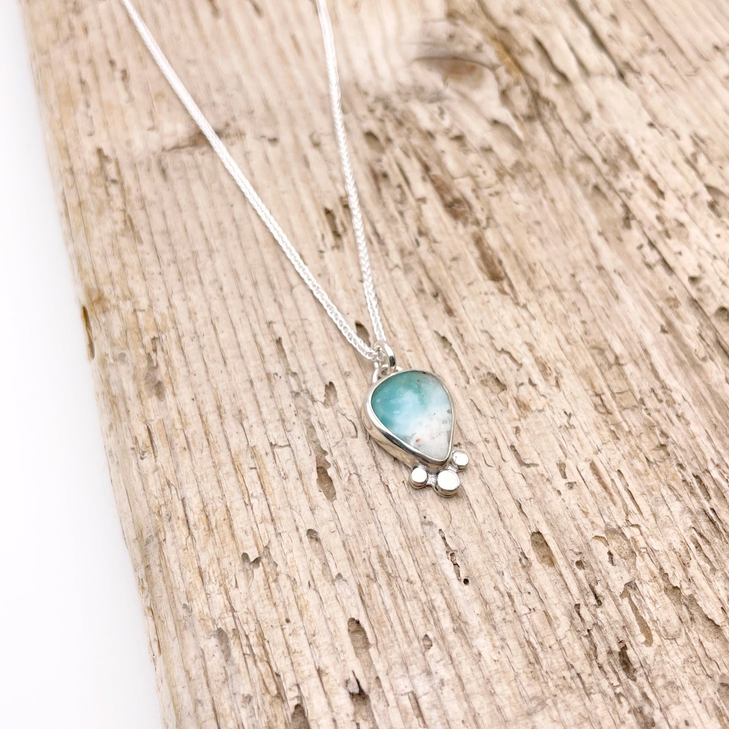 Drop in the Ocean Peruvian Opal Necklace